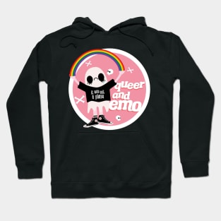 Queer and Emo Badge Hoodie